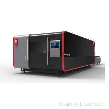 Machine de découpe laser à fibre de marque supérieure à couverture complète